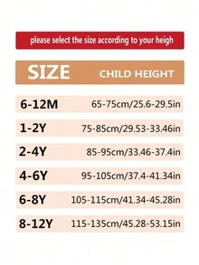 1pc Toddler Girls' Thermal Tights, White/black, For Baby Bottoming In Winter - Beige - View 9