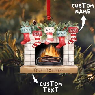 Decoraciones personalizadas de calcetines navideños para chimenea, adornos con nombres personalizados para espejos retrovisores de automóviles, nombres personalizados para miembros de la familia, regalos del Día de San Valentín, decoraciones con nombres personalizados, regalos de Navidad, regalos para miembros de la familia, regalos familiares, decoraciones navideñas, regalos de aniversario, regalos para amigos, recuerdos de mascotas, regalos para enviar a mascotas, regalos para padres, regalos para novio/novia, regalos personalizables, calendario festivo