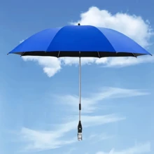Beach Umbrella, 360 ° Chair Umbrella With Clamp, UPF50+ Umbrella For Chair, Sunshade For Beach, Sand, Patio, Yard (Not Includ Chair) - Multicolor - View 11