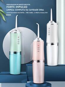 Rechargeable Oral Dental Irrigator 220ml Hygiene Oral Cleaning Portable Tooth Cleaner - 綠色 - 查看 2