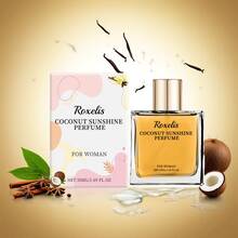 Light Vanilla Coconut Perfume Fresh And Elegant Exudes Attractive Feminine Fragrance Convenient Perfume - Orange - View 3