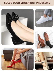 3 Pairs High Heel Pain Relief Insoles With Forefoot Cushion & Half-Length Soft Sponge Inserts For Women (3 Styles)