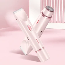 2-In-1 Electric Shaver & Body Hair Trimmer, USB Rechargeable, Painless Shaving, Wet & Dry Use, Stainless Steel Blades, Suitable For Legs, Bikini Line, Underarms - Holiday Gift, Beauty Tool, Stylish Design, Sturdy Construction - Multicolor - View 13