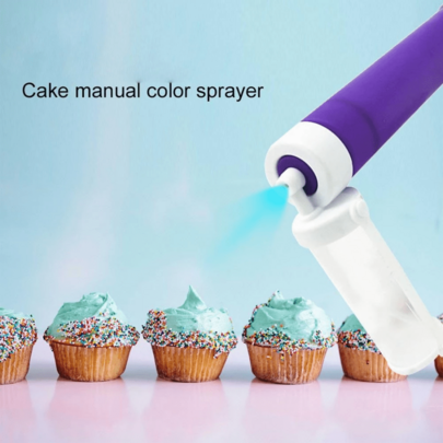 Pulverizador Bombinha Para Pó Glitter Decoração Do Bolo Torta Borrifador Aplicador- confeitaria