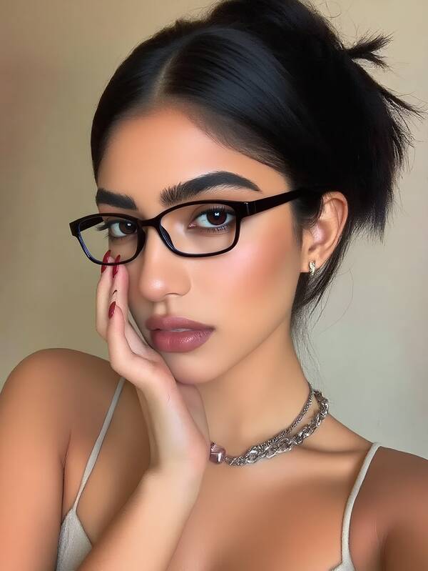 Square Plastic Computer/Gaming/TV/Phone Glasses, Reduce Eye Fatigue, Light Glasses, Fashion Clear Lens Eyeglasses Frame