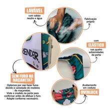 Decorative Christmas Door Cover In Sublimated Fabric 0.85x2.10 - FCP-258 - View 4