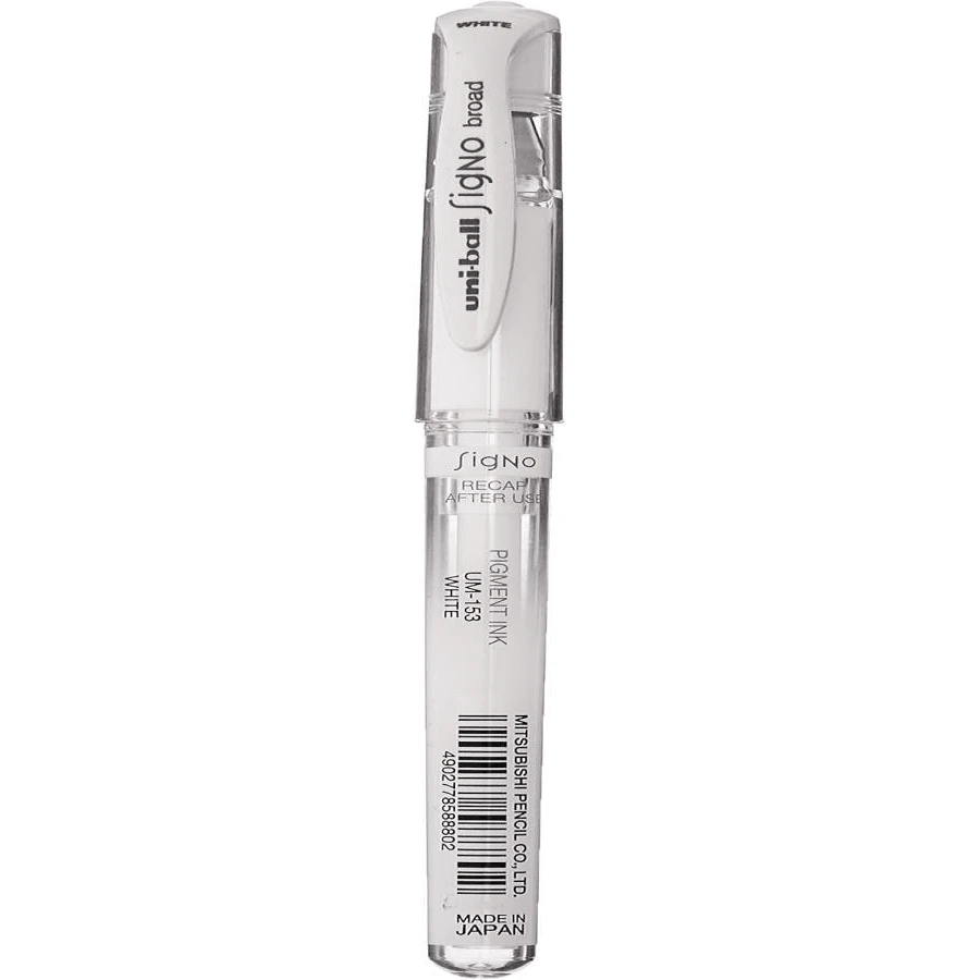 Uni-Ball Signo Broad Point Gel Impact Pen White (2 Pens) - trắng - Xem 1