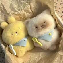 1 Pc / 2 Pcs Cute Cartoon Siamese Cat Plush Toy Keychain Kawaii Soft Stuffed Doll Backpack Bag Pendant Car Key Couple Kids Gifts Birthday Gifts (Due To Different Production Batches, The Chain Style And Color Are Random)