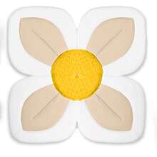 INS Nordic Home 1pc Infant Lotus Flower Shaped Bathing Seat, Suitable For Newborns And Infants 0-6 Months And Above, Machine Washable Baby Bath Mat, Baby Birth Gift