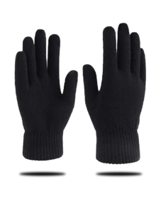 1 pieza Máscara facial unisex cálida para otoño/invierno, pasamontañas, máscara de esquí, cuello de tubo de punto, adecuada para esquiar y ciclismo al aire libre en invierno - Multicolor - Ver 10