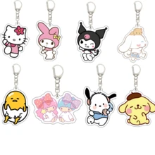 Sanrio Sanrio Kuromi Keychain Pendant, Cute Big Eared Dog, Melody Backpack Ornament Halloween Accessories Teachers Day Christmas Gift Ideas Bag Lanyards With Id Holder Car Accessories Bag Charms