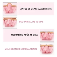 Faixa Umbilical para Bebê Recém Nascido Kit com 3 unidades Grande 100% Algodão Flanelado Macio - Neutro - Visão 6