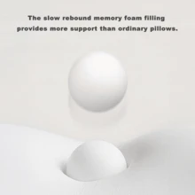 LIPETY Memory Foam-Kissen, Memory Foam-Nackenkissen, ergonomisches Kissen zur Linderung von Nackenschmerzen, Bettkissen zum Schlafen, Nackenkissen für Seiten-, Rücken- und Bauchschläfer, perfekte Wahl für Zuhause oder Urlaubsreisen