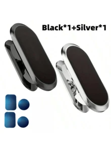 1 Stück/2 Stücke/3 Stücke Universeller Multifunktions 360° drehbarer Aluminium-Legierungs Magnetische Kfz Handy Halterung, geeignet für Armaturenbrett und Lüftungsschlitze, einfache Installation, starker Klebstoff, stabil und praktisch, GPS-Navigations Handyhalterung, kompatibel mit iPhone 16/15 Pro Max Plus und anderen Smartphones