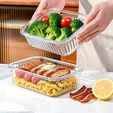 2/10 Party Prep Food Storage Set Anti-Slip Design - Leakproof & Stackable Glass Containers For Entertaining, Appetizers, Kitchen Organization & Effortless Hosting - Watermelon Pink - View 9