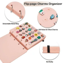 1pc Enamel Badge Collection Display Album, Decorative Storage Bag, Brooch Storage Box, Medal Collection Album, Enamel Badge Storage Rack, Badge Display Rack, Portable Brooch Storage Box With Holes, Collector Storage Solution, Jewelry Roll