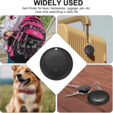 Rastreador Bluetooth inteligente para Android, localizador de itens certificado, rastreador de bagagem, localizador de itens, rastreador inteligente funciona com o aplicativo "Encontre meu dispositivo" (não compatível com iOS e), adequado para rastreamento de carteira, bagagem, animais de estimação, carro e itens valiosos