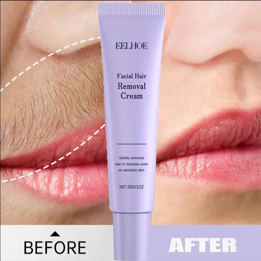 女士温和快速脱毛膏，美白保湿