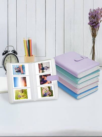 Album ảnh mini 108 ngăn, phù hợp với phim chụp ảnh lấy liền Mini 12/11/7+/9/Link 2, ảnh 2x3 inch, thẻ ảnh Kpop.
