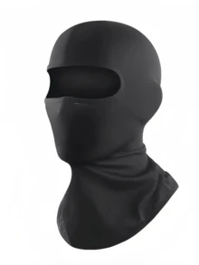 1pc/2pcs Solid Color Fleece Warm Balaclava, Comfortable Breathable Windproof Face Mask For Autumn/Winter - Multicolor - View 15