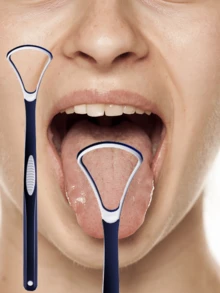 This Tongue Scraper Helps Improve Your Oral Hygiene! It Effectively Removes Bacteria, Food Debris And Tongue Coating, Helping To Combat Bad Breath And Leaving Your Mouth Cleaner. The Ergonomic Handle Ensures Easy Grip And Control, While The Curved Head Perfectly Fits The Shape Of Your Tongue. Use It Daily To Freshen Your Breath And Improve Oral Health. This Gentle Yet Effective Tongue Scraper Assists You In Achieving A Deeper Clean. - Multicolor - View 2