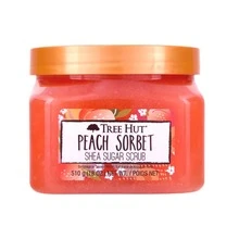 Tree Hut - Peach Sorbet Shea Sugar Scrub - Red and White - View 2