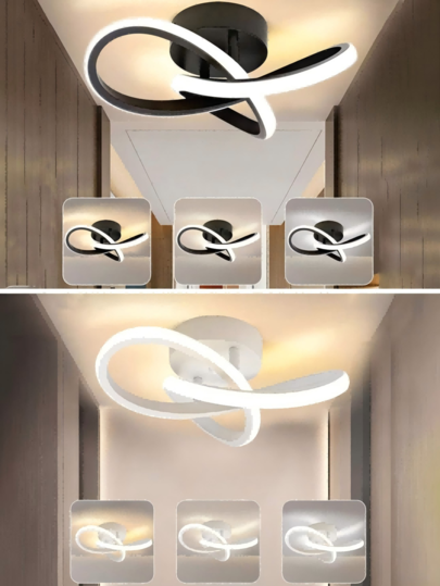 现代 LED 吸顶灯、落地灯、吊灯，适用于走廊、客厅、卧室、厨房