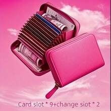 RFID Blocking Card Holder, 11 Slots: Large Capacity, Ultra-Thin Design, Suitable For Men's Wallets And Credit Cards