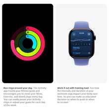 Apple Watch Series 10 GPS Smartwatch (Sport Band) Size S/M Fits Wrist Circumference 130-180mm.Size M/L Fits Wrist Circumference 145-220mm. - Rose Gold - View 6