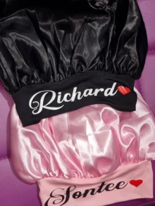 Personalized Children's Satin Hair Cap, Girl's Satin Sleep Cap, Silk Sleeping Hat, Headscarf, Personalized Satin Cap,Christmas Gift Supplies