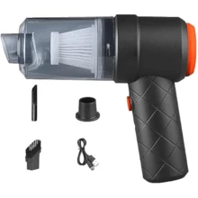 Easypie Selection 120W大功率无线吸尘器，USB充电，家用/车载手持吸尘器，吸力强劲，独特的吸尘吹风功能，2000mAh电池，是送给朋友、毕业、返校、圣诞节、情人节、父母、万圣节、感恩节、生日、新年和其他节日的最佳礼物。