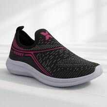 Tênis Meia Feminino – Design Anatômico, Calce Fácil e Conforto Ideal Para Qualquer Ocasião. - ROSA - Visão 2