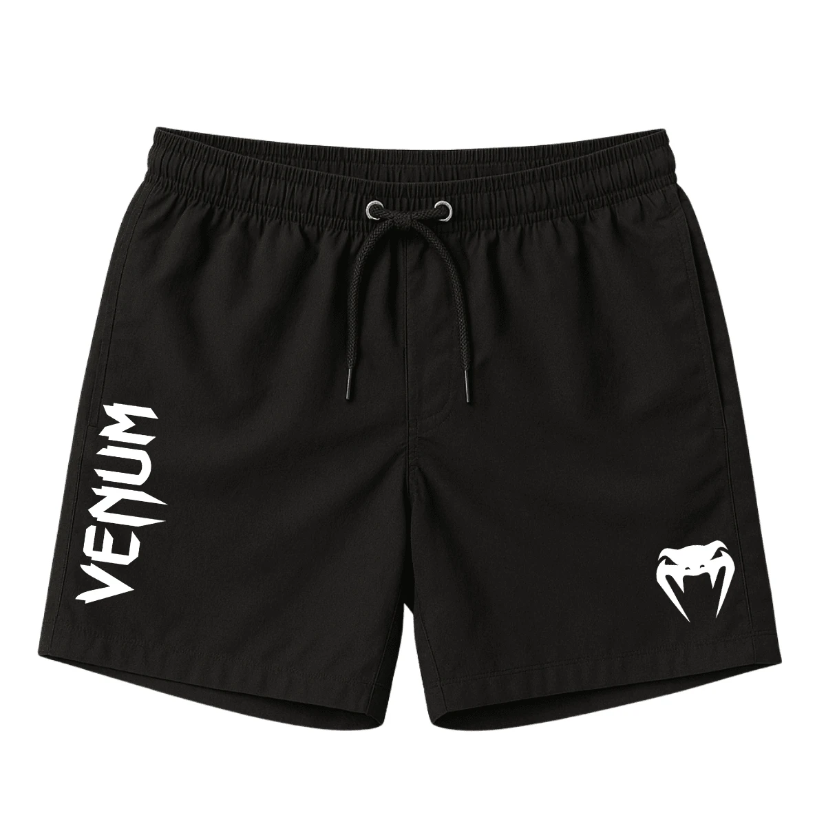 COBRA UFC FIGHT TRAINING RUNNING TACTEL ELASTANE SPORTS GYM DRY FIT SHORTS - 黑色 - 查看 1