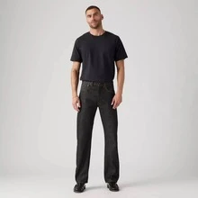 Levi's 501® Original Shrink-To-Fit™ 男款牛仔褲 黑色 - 黑色 - 查看 1