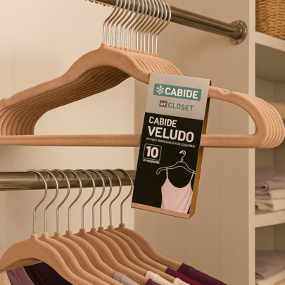 Ordene - Cabide de Veludo Kit 10 unidades