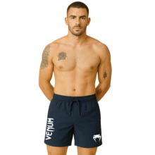 COBRA UFC FIGHT TRAINING RUNNING TACTEL ELASTANE SPORTS GYM DRY FIT SHORTS - Màu xanh hải quân - Xem 2