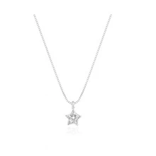 Star Point Of Light Necklace 45 Cm Pure 925 Silver - Bạc - Xem 4