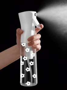 Floral Patterned Transparent PET Refillable Travel Spray Bottle, Multi-Purpose Fine Mist Sprayer Bottle, Suitable For Travel And Business, Can Hold Makeup Remover, Reusable Hair Gel, Continuous Spray For Hair Styling, Cleaning, Plant Essence, Facial Moisturizing, Etc. - Multicolor - View 2