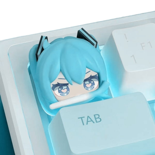 1 Stück mechanische Tastatur-Tastenkappen zweidimensionale Charakter-Tastenkappen Tastenkappen Cartoon-Harz-Tastenkappen personalisierte dreidimensionale Tastenkappen esc