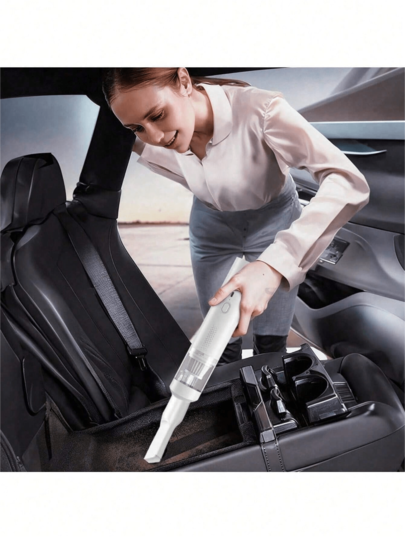 OBOVAY Car Stofzuiger Cleaner Cleaning Supplies, Cordless held Powerful Portable Cleaner, Rechargeable Home Free Accessories. Interior Cleaning, Computer Desktop Cleaning. Small Size, Easy To Store, Take Out The Dust Cup, Straight (Brushless Type Upgraded, Upgraded Suction Power)