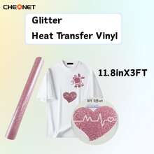 1 قطعة من فيلم فينيل نقل الحرارة المزخرف 30 سم * 21 سم / 11.8 * 8.2 بوصة للملابس المخصصة DIY