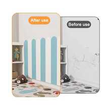 6 pezzi Nuovi adesivi per recinzioni e pareti, non lasciano tracce in caso di collisione con scrivanie e sedie di uso quotidiano, protezione di lunga durata, resistono efficacemente all'umidità e ad altri fattori. Resistono anche efficacemente alle macchie d'acqua nelle aree della cucina e del bagno, prevengono lo scolorimento delle pareti e prolungano la durata di servizio delle pareti.