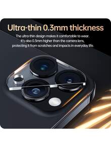 5 Packs Camera Lens Protective Film For IPhone 16e14 Pro Max Phone 15 Pro Max 16Promax Phone 14 Pro 13 15 Plus Accessories Camera Screen Cover 9H Glass Unbreakable Protective Case