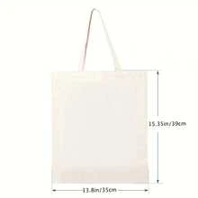 Women's Ski & Snowboard Themed Tote Bag - Large Capacity Durable Polyester Canvas With Fixed Shoulder Straps, Après-Ski Girl's Design & Winter Sports Print - Stylish Travel, Shopping & Resort Bag For Ski Enthusiasts - trắng - Xem 3