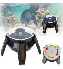 Solar Base Giratoria Eléctrica De - Negro - Ver 2