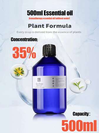 500 مل زيت أساسي، سائل تعبئة العطور، زيت أساسي خالي من الماء، تركيز عطري 35%، مناسب لأجهزة النشر اللاسلكية، الأكياس العطرية، معطرات السيارة، معطرات القصبات، معطرات الموجات فوق الصوتية، صناعة الشموع