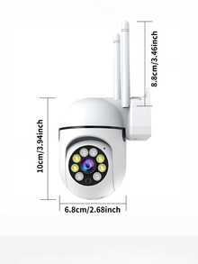 closeli 1pc Indoor/Outdoor Home Security Camera, 8-Light Bulb Camera, 1080P HD, Night Vision, Remote Mobile Viewing, 360° Full View, Suitable For Family Protection, Pet Monitoring, Home Surveillance, With Motion Detection, Two-Way Audio, Siren Alarm, TF Card Storage, WiFi Connection For Mobile & PC - Multicolor - View 11