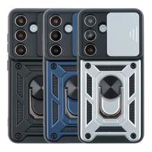 Case Cover For Samsung Galaxy A35/A36/A54/A55/A56/A06/A15/A16/S20 FE/S21 FE/S23 FE/S24 FE/S23/S24/S24 PLUS/S25/S25 PLUS Armor Protection - 黑色 - 查看 2