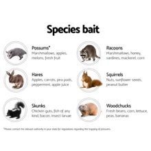 PORIYA Extra Large Humane Animal Trap Cage For Fox, Cat, Possum, Rabbit & Rat Heavy-Duty Steel Construction W/ Auto-Lock Door Collapsible For Storage - Silver - View 8