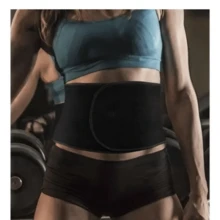 Lumbar Support Belt Thermal Compression For Men And Women, Unisex, Adjustable, Reinforced, Measurement Reducing, Ideal For Exercises - màu đen - Xem 7